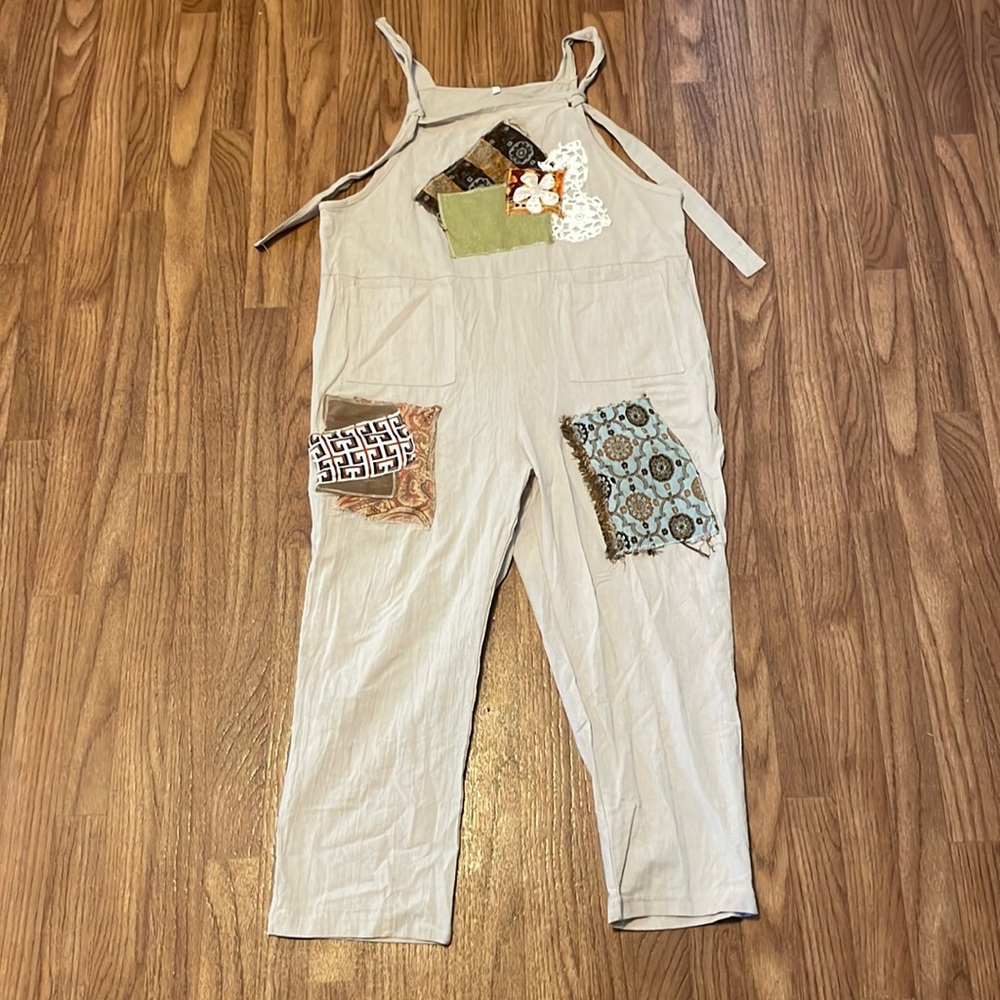 Boho Hippy Jumpsuit/Overalls - Picture 1 of 9